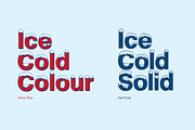 Ice Cold Typeface, a Sans Serif Font by Howlett Design Company (Thumbnail 4 of 10)