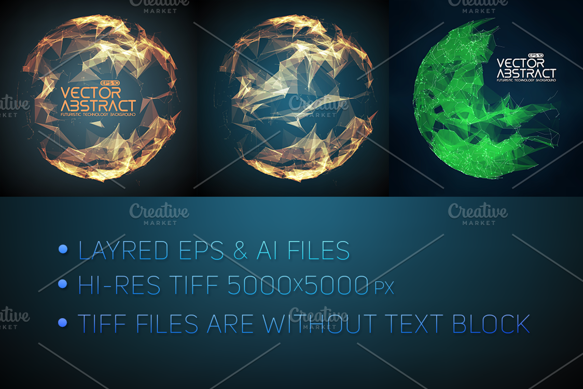 15 Abstract Demolished Spheres preview 4