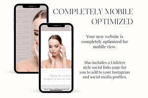 Lash Tech Brow Wix Website Template