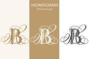 MB BM Wedding Monogram Logo, a Branding & Logo Template by LogoAV (Thumbnail 3 of 6)