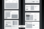 Unique Website Sections Kit in Figma, a Wireframe Template by nwdigitalstore (Thumbnail 6 of 14)