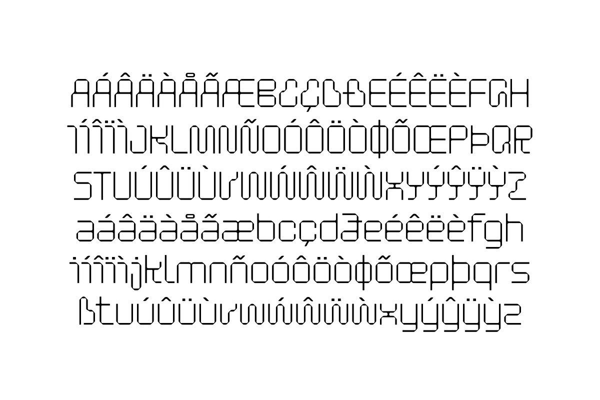 Techtape, a Symbol Font by Here  FF (Photo 12 of 12)