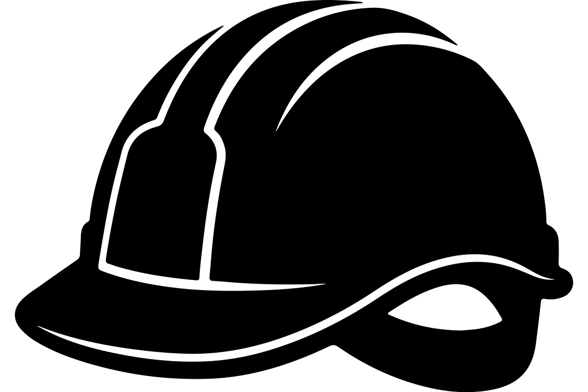 Safety Helmet Silhouette Bundle, a Work Illustration by balal (Photo 6 of 13)