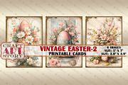 Easter collage cards Atc ACEO--2, an Object Illustration by CraftArtStory (Thumbnail 3 of 4)