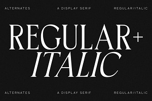 Horge A Display Serif Font