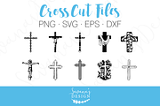 Cross SVG, EPS, DXF Cut Files, a Decorative Illustration by SavanasDesign (Thumbnail 1 of 5)
