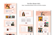 Wix Website Template Olivia, a Websites & App Template by Joanna Lane Designs (Thumbnail 3 of 5)