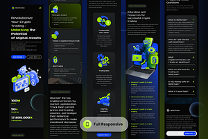 Crypto Trading Landing Page Template