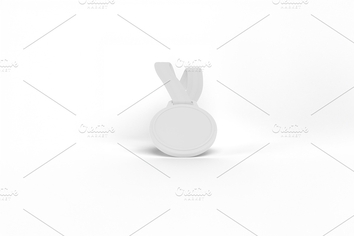 Cartoon Medal Mockup, a Merchandise Mockup by Qaleb Studio (Photo 2 of 2)