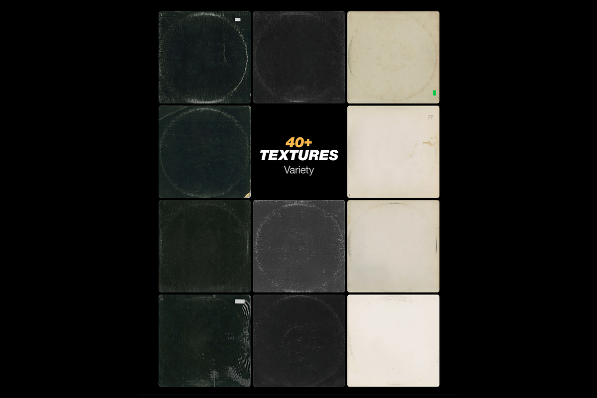 Off The Record - Vinyl Textures, a Texture Graphic by BLKMARKET© (Photo 3 of 11)