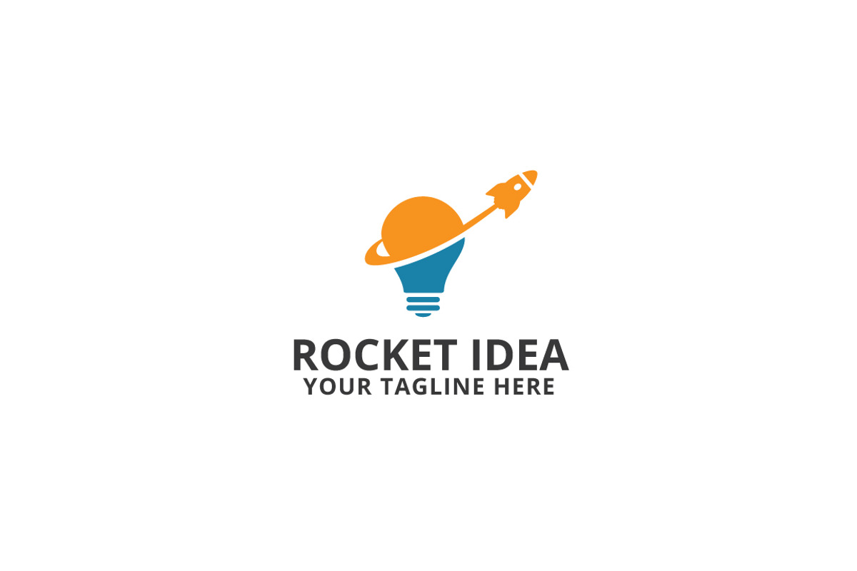 Rocket Idea Logo Template, a Branding & Logo Template by Logo20