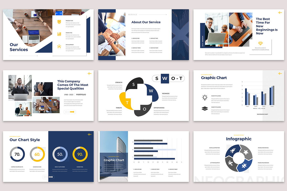 Corporate Powerpoint Template, a Presentation Template by Jaruka (Photo 4 of 5)