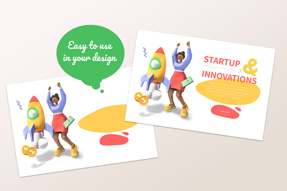 Personal Goals - 3D Illustrations, a Finance Illustration by Boyko Pictures (Photo 5 of 10)