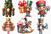 Christmas Nutcracker Clipart Bundle, an Illustration by Canvas Craft (Thumbnail 2 of 8)