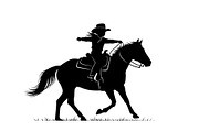 Western Cowboy Horse Silhouette Bund, an Illustration by Designs_River (Thumbnail 10 of 51)