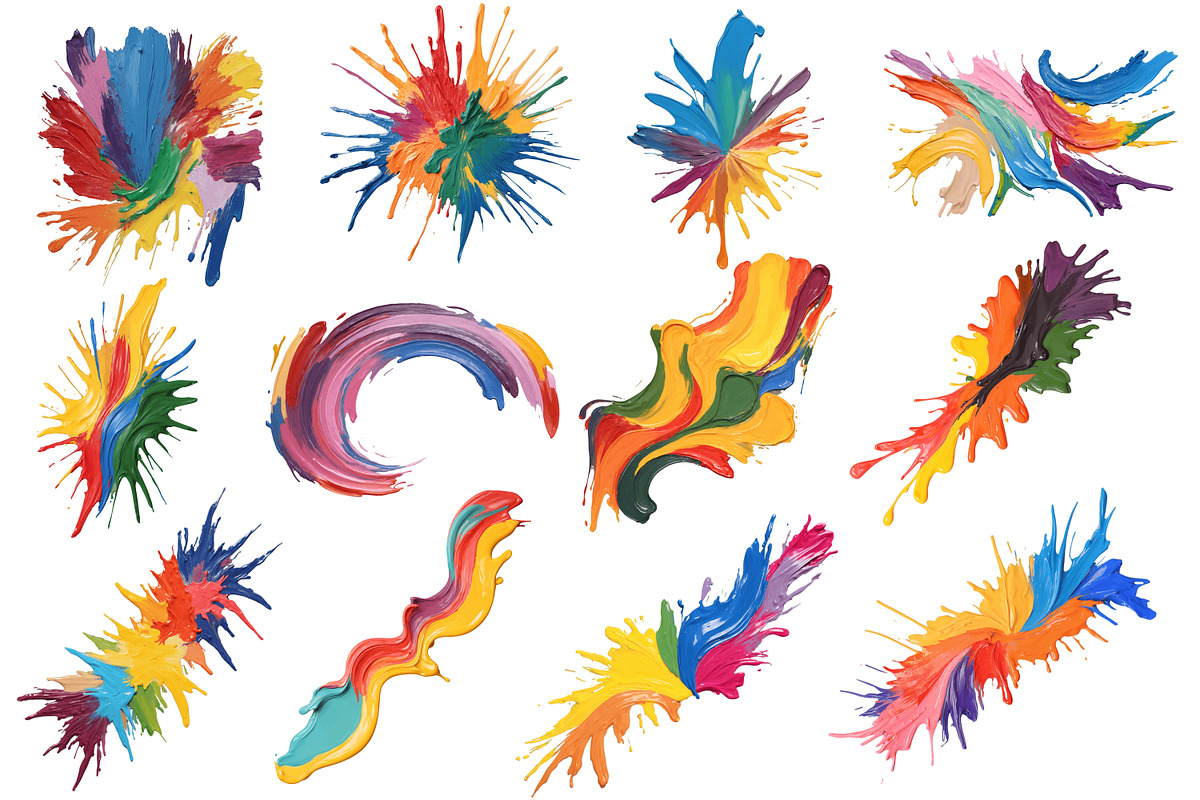 Oil Paint Strokes Png, a Texture Illustration by Forhadx5 (Photo 5 of 6)