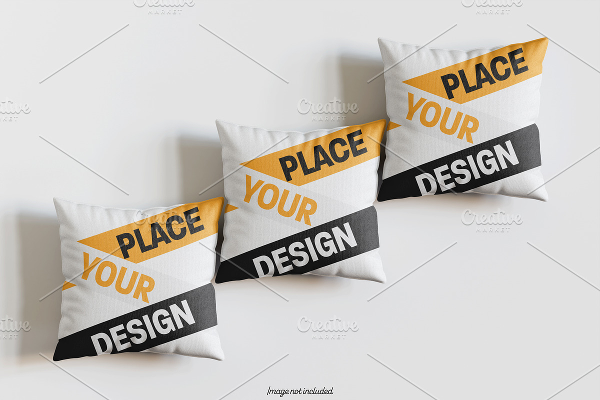 Square pillow mockup bundles, a Merchandise Mockup by Ambo Ampeng (Photo 30 of 32)