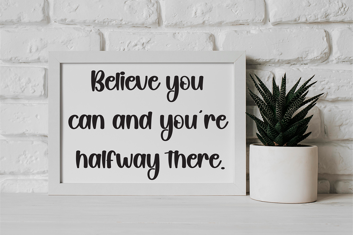 Hello Sunshine | Script Font, a Handwritten Font by Scratchones (Photo 3 of 9)