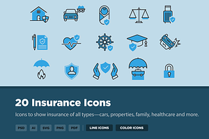 20 Insurance Icons