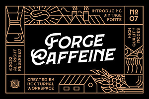 Forge Caffeine Fonts