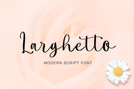 Larghetto | Handwritten Script Font