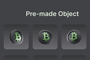 Cricoins - Cryptocoins 3D Icon Pack, an Object 3D Model by Iqonic Design (Thumbnail 7 of 8)