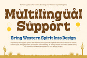 Brokense Cowboy Western Slab Serif, a Slab Serif Font by timelesstype.co (Thumbnail 18 of 20)
