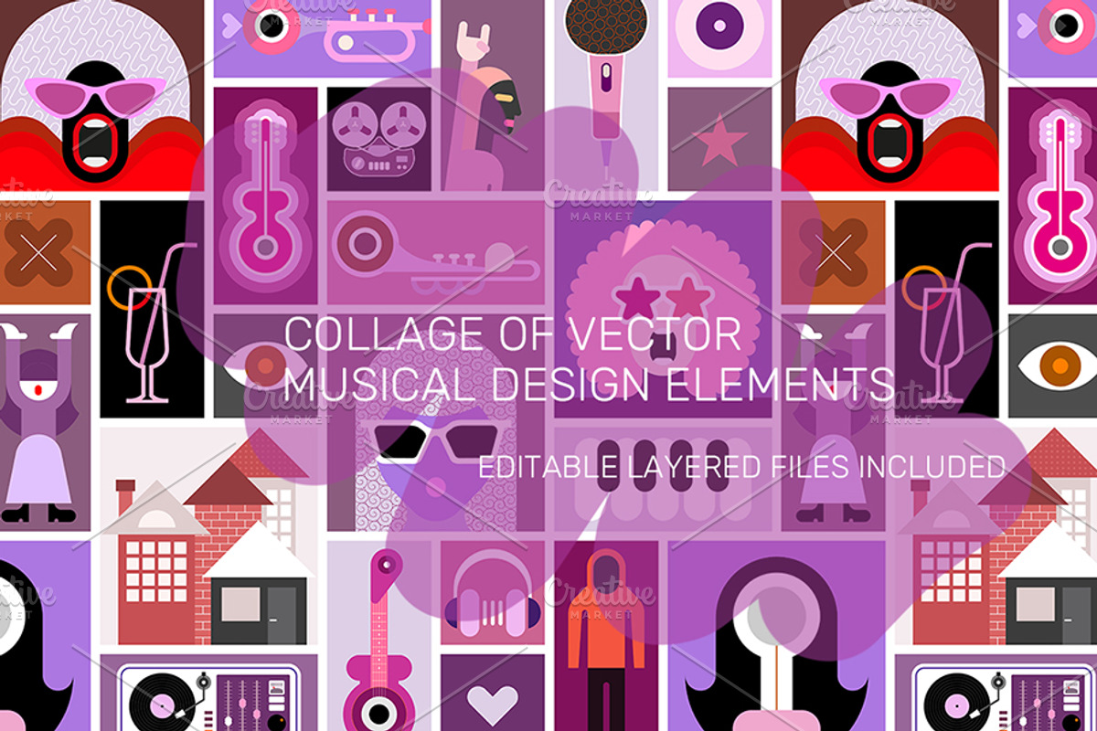 Vector Musical Design Elements, an Icon by danjazzia (Photo 1 of 3)