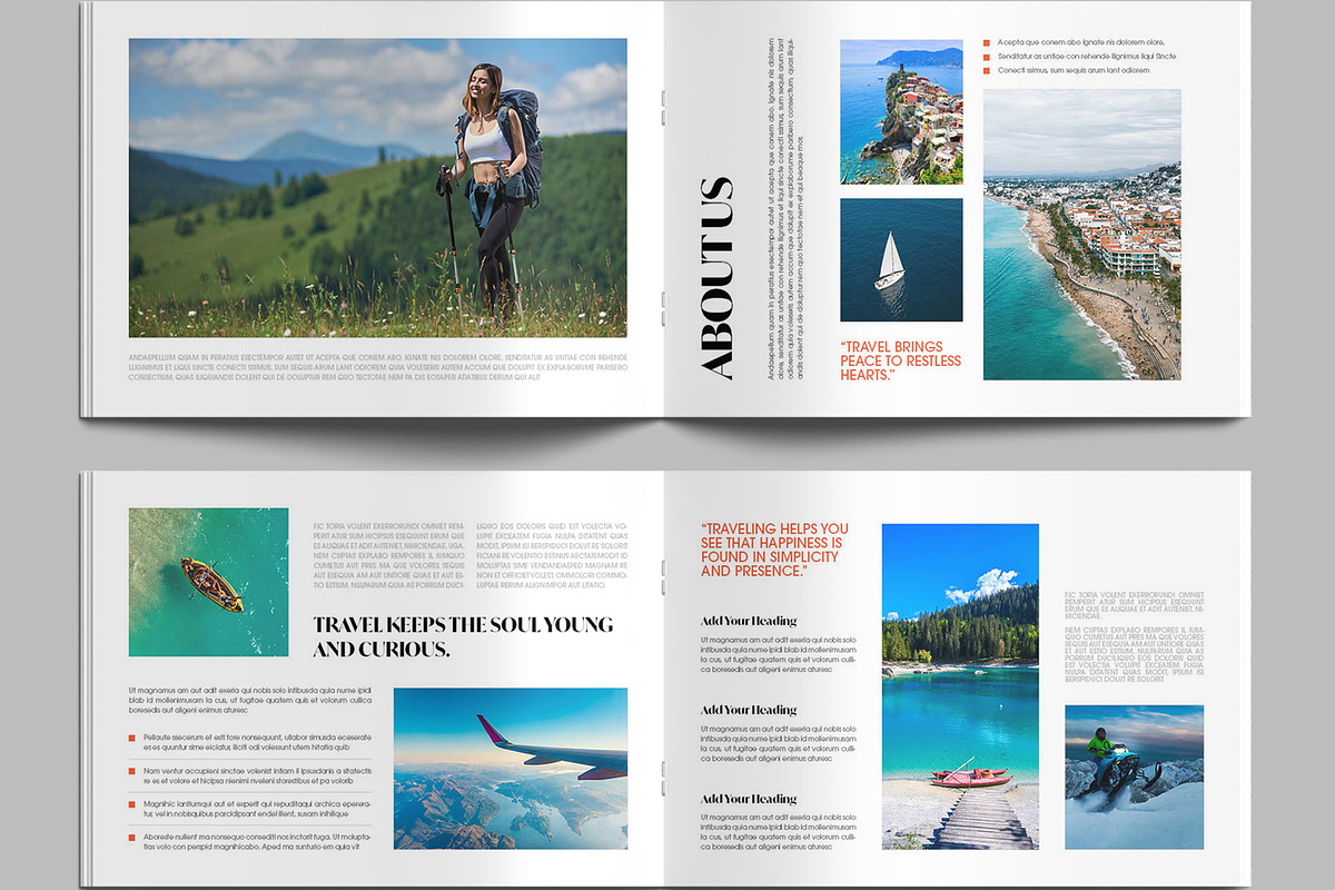 Adventure Travel Magazine Template