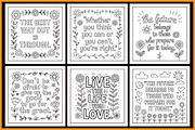 Motivational Quotes Coloring Book, an Object Graphic by protabsorkar11 (Thumbnail 2 of 4)