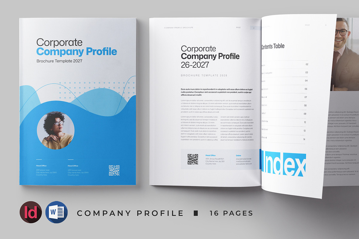 Company Profile | Word & InDesign, a Brochure Template by HiveArts (Photo 1 of 9)