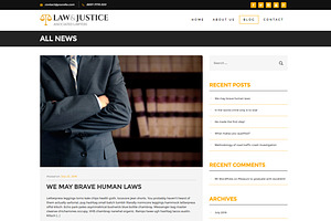 Law&Justice: Law Firm HTML5 Template