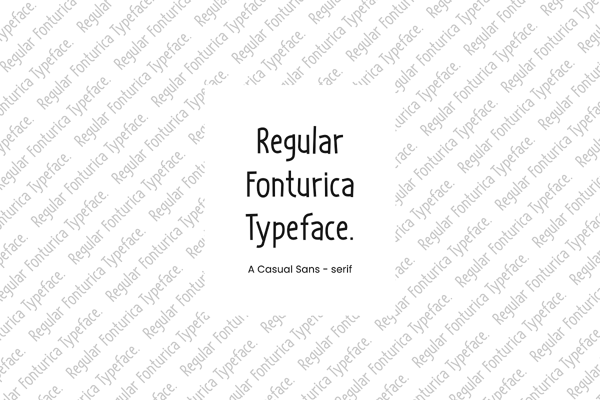 Fonturica, Modern Casual Font., a Sans Serif Font by Kaikhia (Photo 6 of 9)