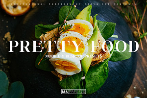 10 PRETTY FOOD Lightroom Presets, a Preset Add-On by MaPresets