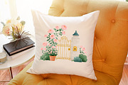 Romantic Château Watercolor Clipart, an Illustration by Sublimation Artist (Thumbnail 6 of 6)