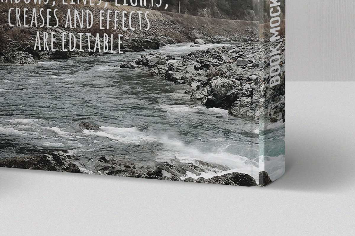 Book Mockup Hardcover (Square), a Print Template by ArtefShop (Photo 4 of 4)