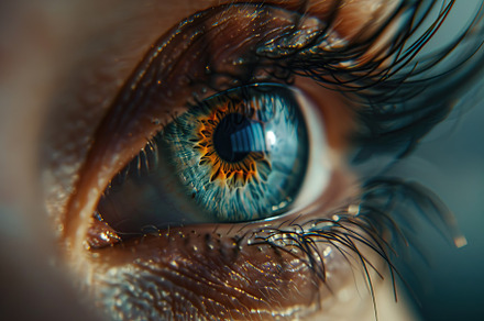 Beautiful macro photo of human eye, a Person Photo by AlyaAnd