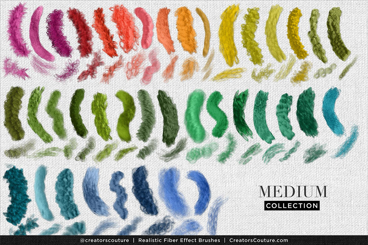 Realistic Fiber Effect Brush Studio, a Brush Add-On by Creators Couture (Photo 8 of 25)