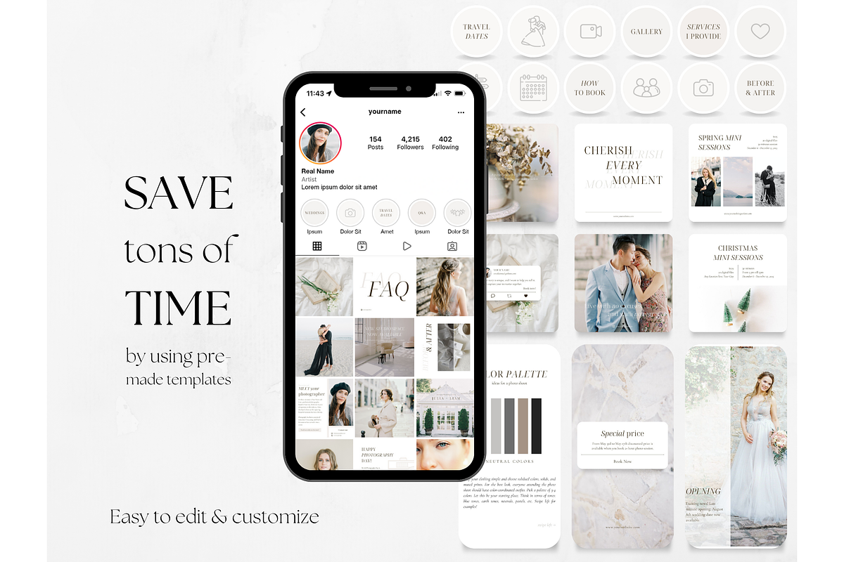 210 Photography Social Media BUNDLE, a Social Media Template by PatternLab. (Photo 6 of 10)