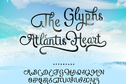 Atlantis Heart, a Script Font by FHFont (Thumbnail 7 of 9)