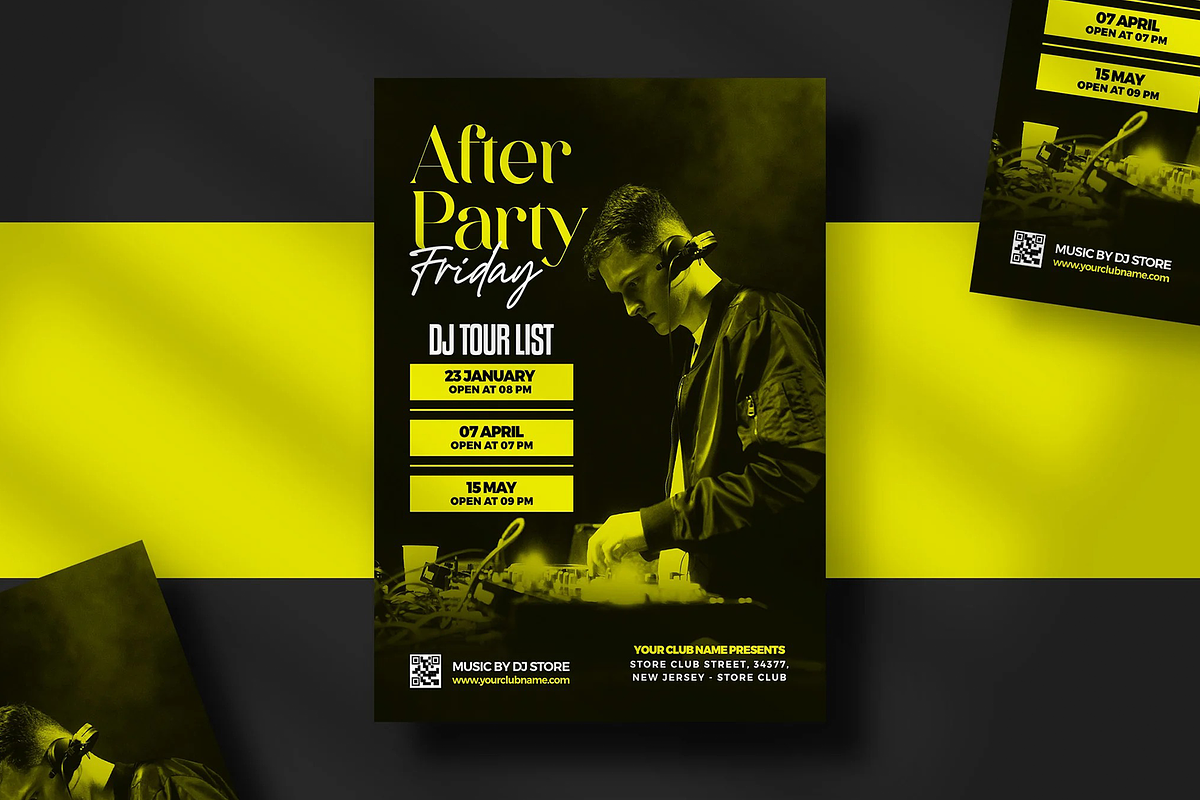 Music Tour Flyer Template, a Flyer Template by Hubzway