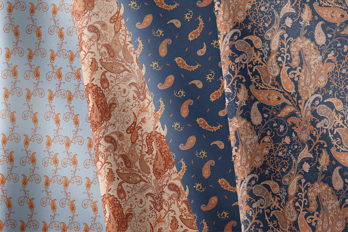 Boho Paisley & Floral Patterns, a Pattern Graphic by Sonulkaster (Photo 11 of 13)