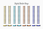 Realistic Digital Binder Rings, an Object Graphic by 3PointsCreative (Thumbnail 3 of 6)