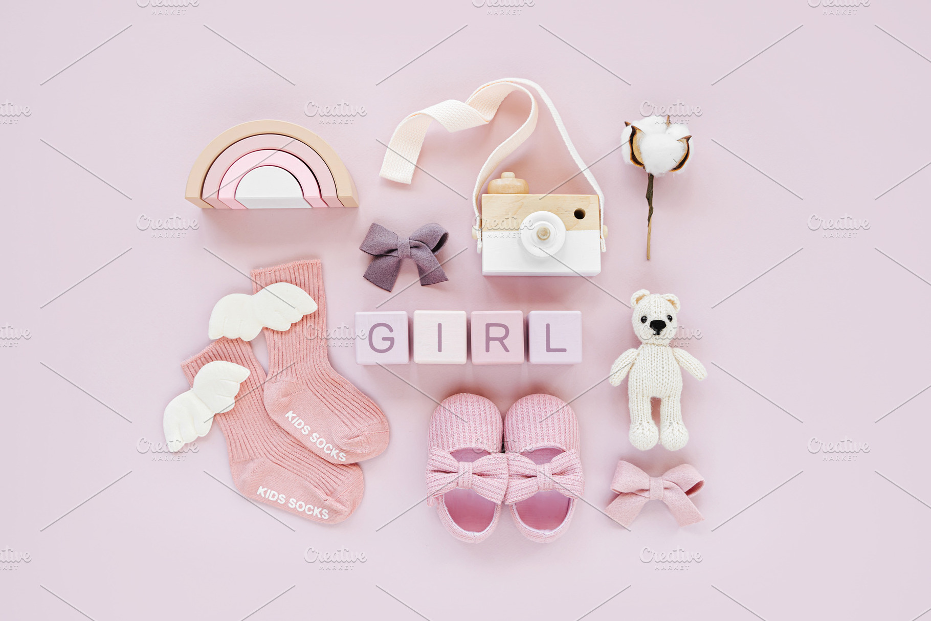 Set of baby stuff for girl, a Holiday Photo by Maria Igisheva