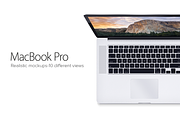 Realistics mockup-Apple Macbook Pro, a Device Mockup by Leschinger.cz (Thumbnail 1 of 6)