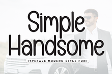 Simple Handsome | Script Font