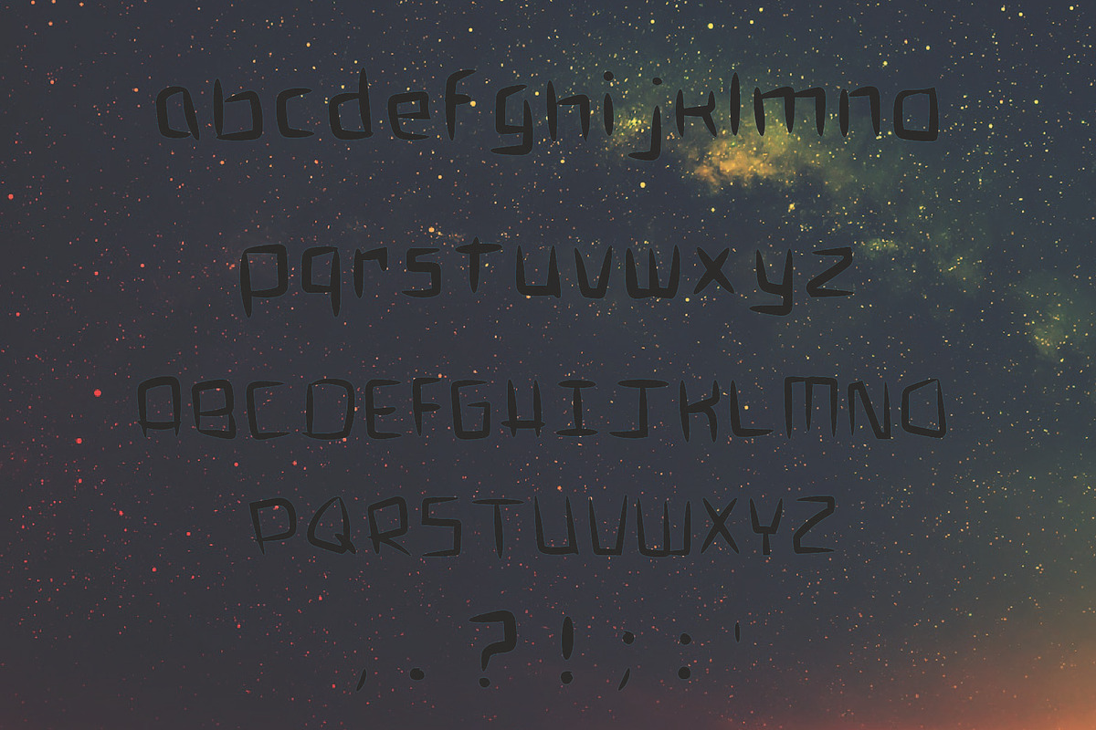 Slasher Font preview 5