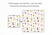 Watercolor Thanksgiving Pattern, a Seasonal Illustration by SvetaArtStore (Thumbnail 5 of 6)