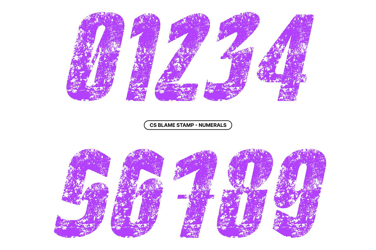 CS Blame Stamp, a Sans Serif Font by Craft Supply Co. (Photo 5 of 8)