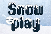 Snow Play, a Handwritten Font by Letterafa Studio (Thumbnail 1 of 6)